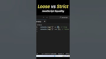 Loose Equality == vs Strict Equality === in JavaScript