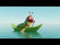 Caterpillar’s Leaf Boat Adventure | Fun Kids’ Garden Song 🐛🍃🛶