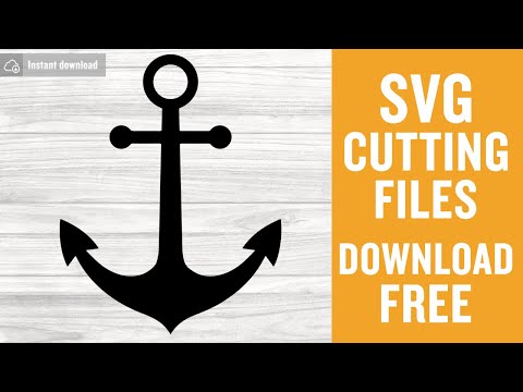 Anchor Svg Free Cutting Files for Scan n Cut Instant Download