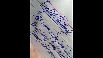 Few Lines Cursive Handwriting in very easy way #youtube #video #shorts