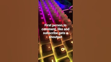 First person to like,comment and subscribe gets a shoutout