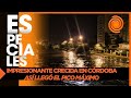 Así creció el Río Suquía y provocó una impresionante crecida, inundaciones y evacuados en Córdoba