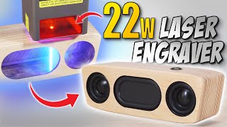 DIY Portable Speaker Build Using a 22W Laser screenshot 3