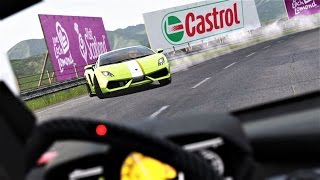Assetto Corsa VR - Turbo Lamborghini Drifting through TRAFFIC with Virtual Reality Headset 🚗 screenshot 5