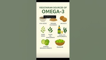Top Vegetarian Sources of Omega-3 Fatty Acids | Boost Brain, Heart & Skin Health Naturally🥑🌿