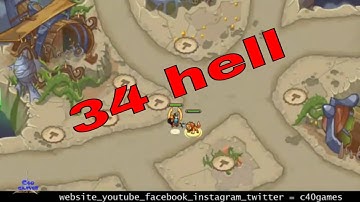 king of defense level 34 hell with local hero