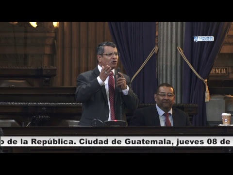 🔴 En Vivo: #SesiónOrdinaria / 08.11.18 congreso de guatemala