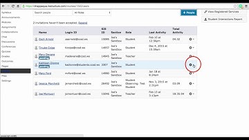 Canvas  Add Remove Change User Role