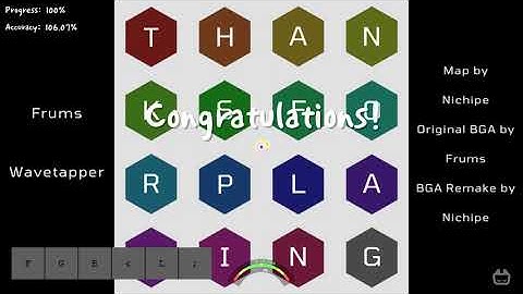 「A Dance of Fire and Ice / ADOFAI」 Frums - Wavetapper (World by Nichipe)