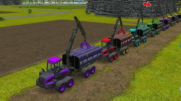 Cut Tree And Purchase 10 Scorpionking Machine, Make Big Row In Fs 16 | Farming Simulator 16 Gameplay