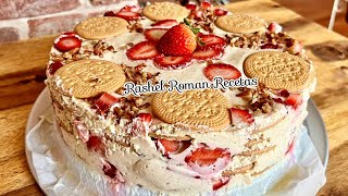 Postre cremosito de Nuez y Fresas 🍓 PARA MAMÁ 🌹Sobremesa fácil 😋 by Rashel Román Recetas 17,170 views 23 hours ago 8 minutes, 1 second