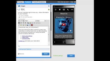 Mobile website WYSIWYG