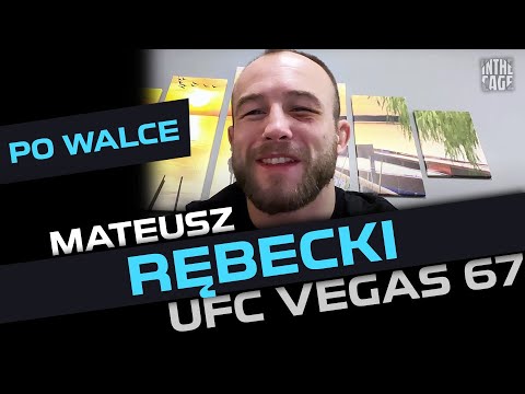 Mateusz RĘBECKI o kulisach debiutu w UFC, walce z Fiore i szansach na walkę podczas UFC 286