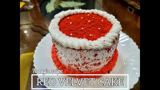 RED VELVET CAKE | HOMEMADE | CAKE | CAKE DECORATION | ZAINAB'S HONEY KITCHENETTE