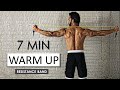 7 min full body warm up with resistance band  follow along  fitness my life