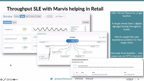 Ensuring Customer Experiences on the Wired Network with Juniper Mist