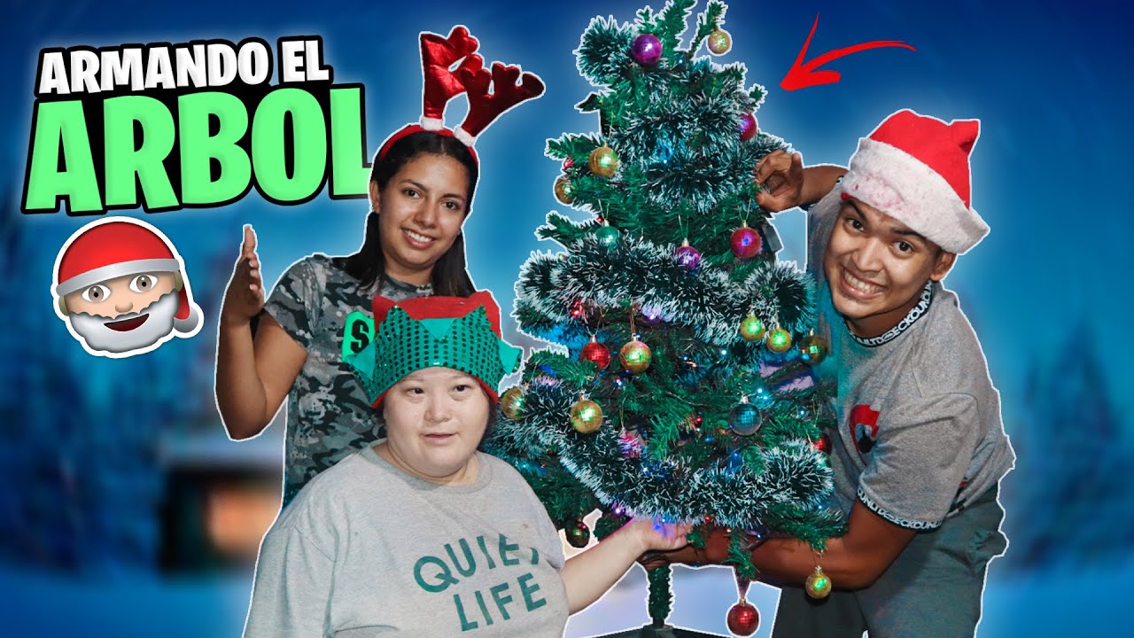 DECORANDO EL ARBOL NAVIDEÑO con LARIN y YUDI - YouTube