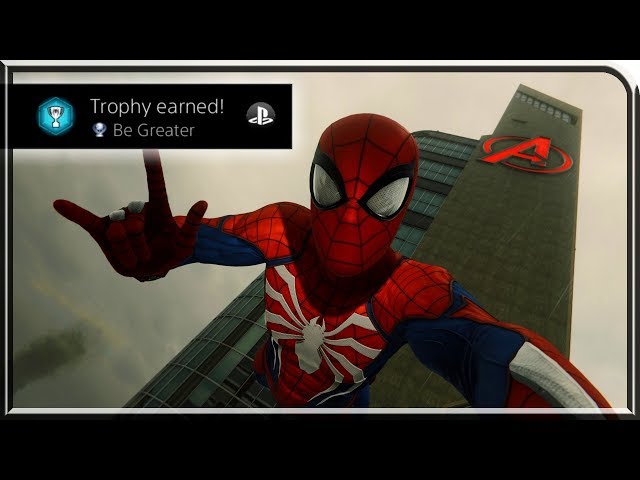 Spider-Man :- Be Greater Trophy 