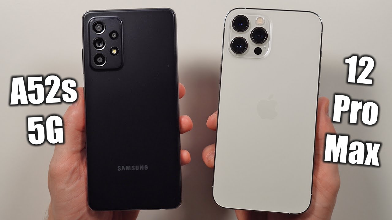 Samsung A52s 5G vs iPhone 12 Pro Max 🔥 Speed Test - YouTube