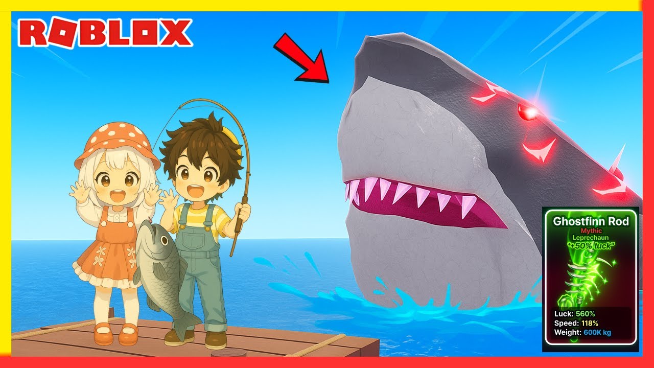 Cio Pamer Pancing Baru Ghostfinn Rod ke Cia! Bisa Dapat Ikan Langka Nggak Nih? | Fish It ROBLOX