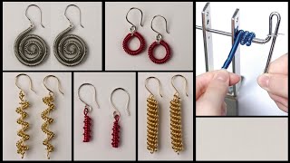 Artistic Wire Coiling Gizmo Earrings Tutorial