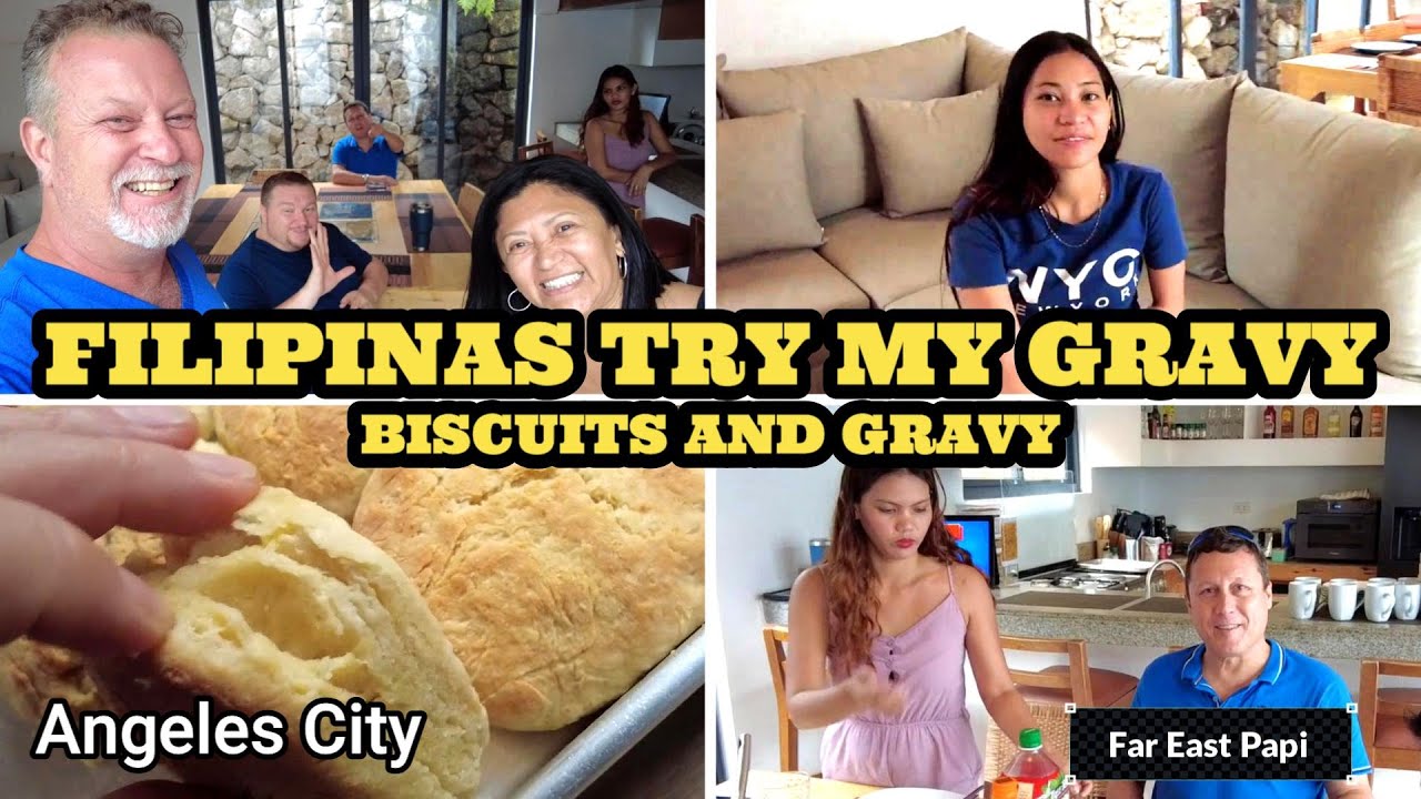 FILIPINAS TRY MY GRAVY FOR THE FIRST TIME IN ANGELES CITY