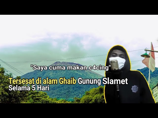 DIA CUMA MAKAN CACING SELAMA TERSESAT DI GUNUNG SLAMET class=