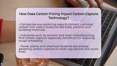 How Does Carbon Pricing Impact Carbon Capture Technology? - Talking Tech Trends