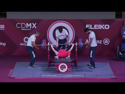 Jianjin CUI | Silver | Women's Up to 61kg | Mexico City 2017 World Para Powerlifting Championships