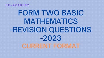 Form Two Math Mock Exam Solutions: Mastering Key Concepts
