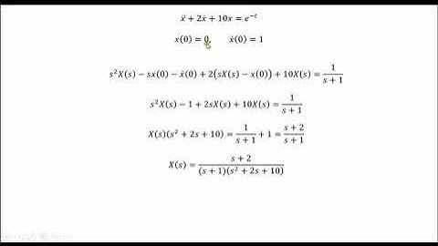 Ejercicio de Transformada de Laplace: Resolución de un sistema masa-resorte (Pr1Ej15b)