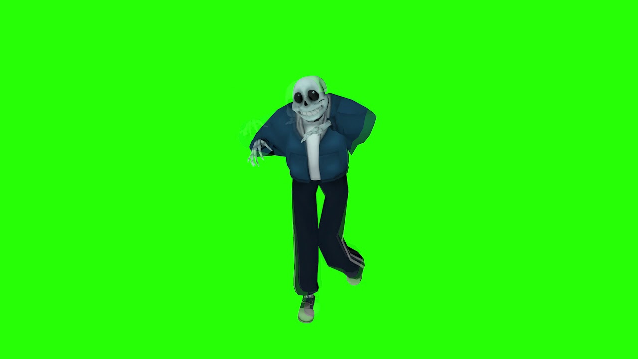 Sans Fortnite Default Dance Green Screen Version 3 Youtube - roblox default dance greenscreen youtube