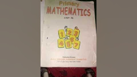 D.A.V Nahan class 2nd Maths primary mathematics (page no 133)