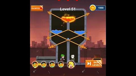 HERO EPIC WAR - Level 51- 73 walkthrough (Puzzle pin obstacle gameplay)