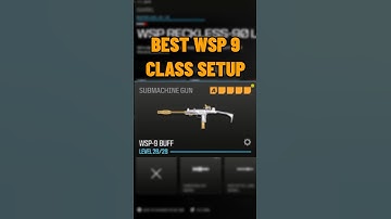 new BROKEN WSP 9 CLASS SETUP in MW3!