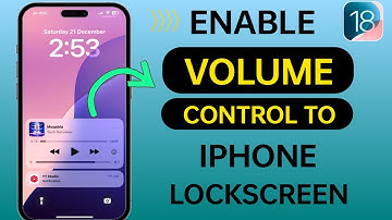 Add volume control on Lock Screen | How to Turn On Volume Control to iPhone Lock screen in iOS 18.2