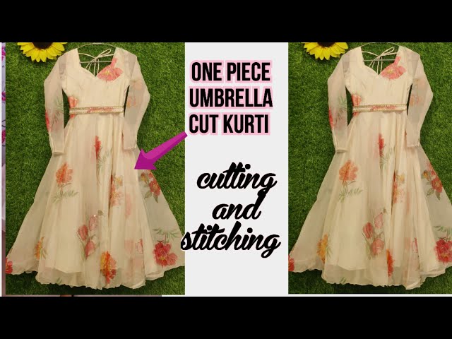 PARTY WEAR LONG GOWN CUTTING AND STITCHING - YouTube