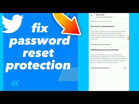 How To Fix Password Reset Protection On Twitter App 2023