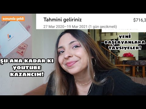 Youtube'dan 1 Senede Ne Kadar Kazandım? | Yeni Başlayanlara Tavsiyeler | İlayda Camuz