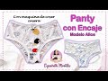 Con tu máquina casera confecciona una Panty con Encaje