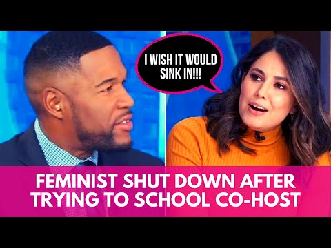 Feminist SHUT DOWN After Trying to School Hall of Famer on NFL | Michael Strahan vs Cecilia Vega