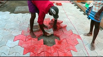Laying Concrete Paver Blocks - Different and Unique Design