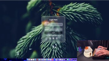 Green Nature - Coding a Blur Form Effect in HTML CSS for 30 mins | CodeTQ - ASMR Programming