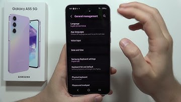How to Change Language on Samsung Galaxy A55 5G - System Language