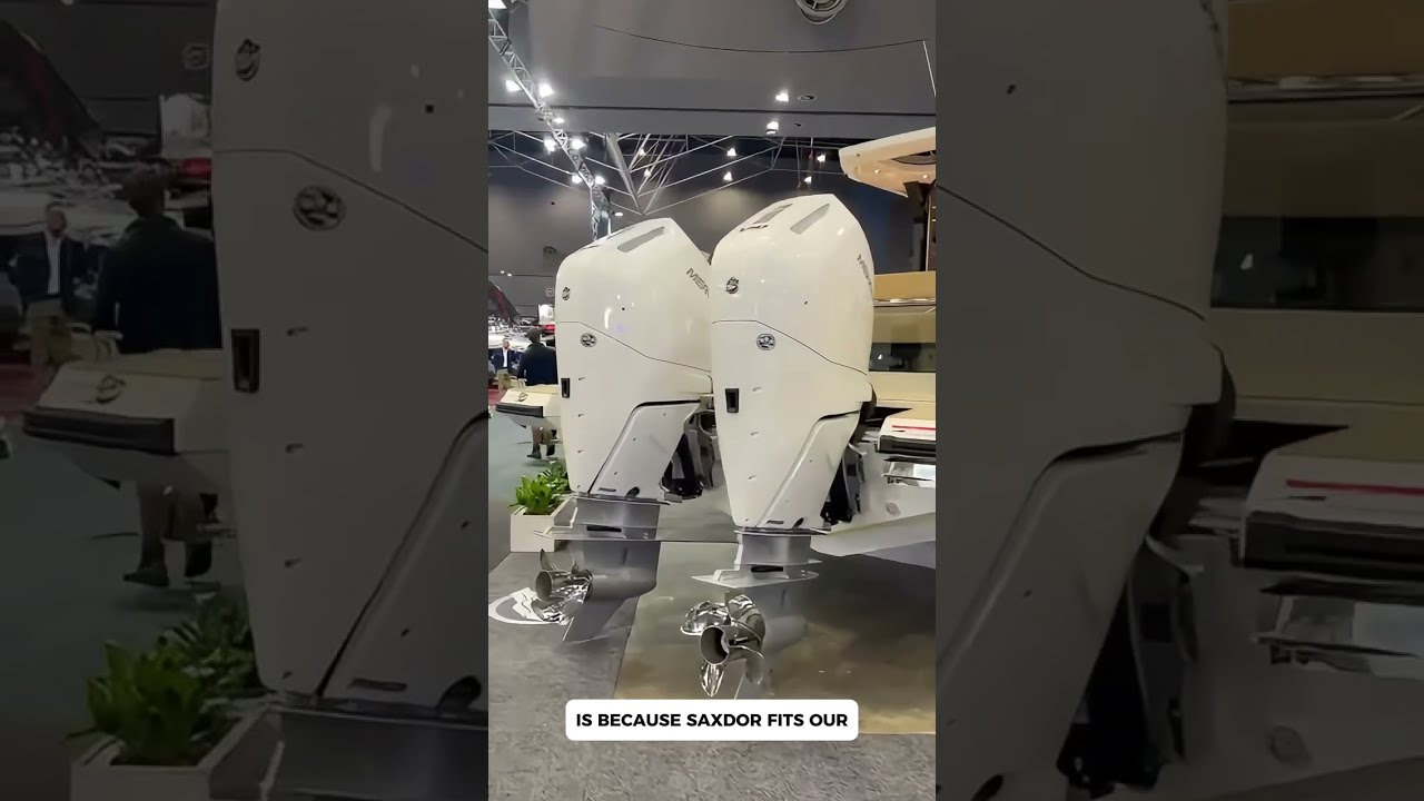 ⁣PG takes us aboard the new Saxdor 400 GTS to demonstrate the telescopic swim ladder