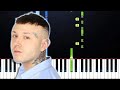 Lazza - 100 MESSAGGI (Piano Tutorial)