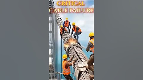 Highest BRIDGE Construction: The One Mistake That Broke the Cable! #fail #bridge #engineering