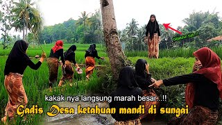 VIRAL..!! GADIS DESA KETAHUAN MANDI DI SUNGAI..!! kakak nya langsung marah besar