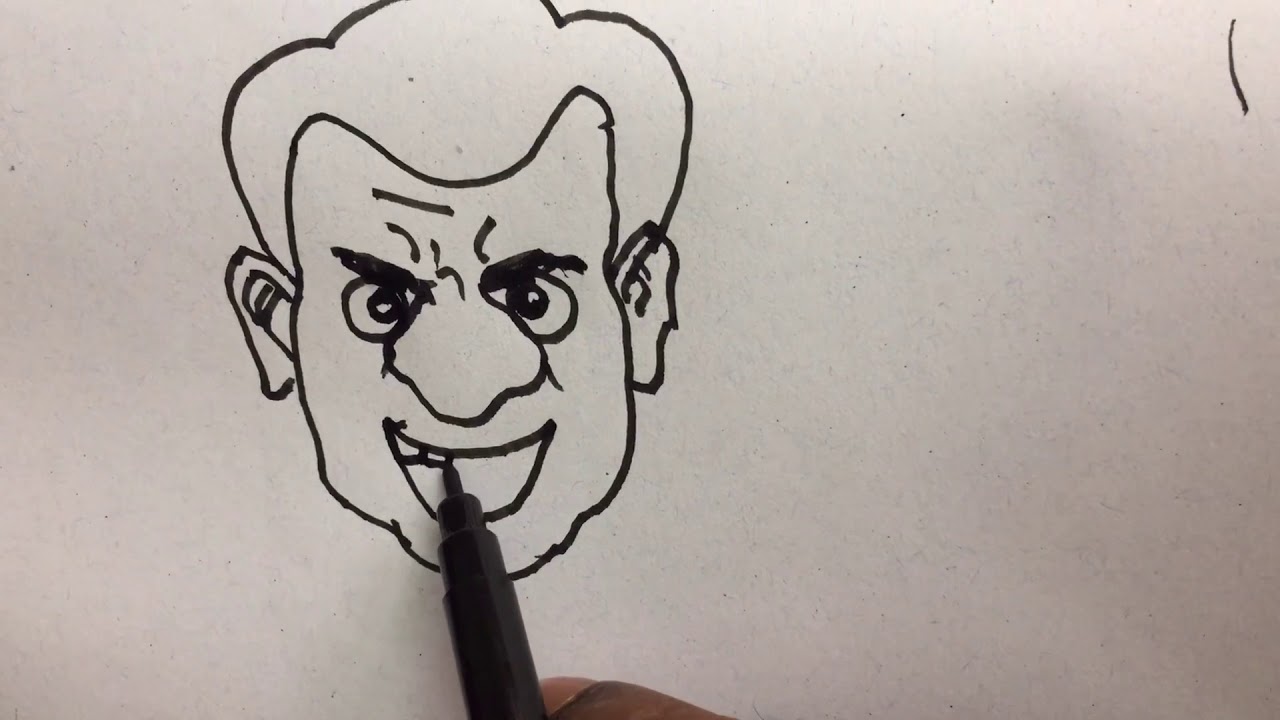 How To Draw Easy Caricatures Character Drawing Step By Step By Art