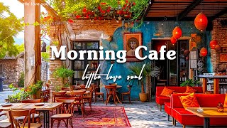 Morning Bossa Cafe Music with Outdoor Coffee Shop Ambience | Smooth Bossa Nova for Your Workday
